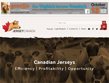 Tablet Screenshot of jerseycanada.com